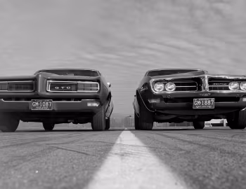 Pontiac GTO Hardtop Coupe, Pontiac Firebird 400 L67 Ram Air