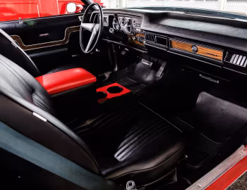 Interior 1975 Pontiac LeMans Sport Coupe 2-door Colonnade Hardtop (2AF F37)