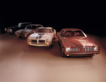 Pontiac Tempest LeMans GTO Coupe, Pontiac Grand Am Сolonnade Hardtop Coupe, Pontiac Firebird