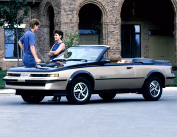 1987 Pontiac Sunbird Turbo GT Convertible (JU3) '1986–87