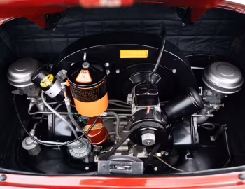 Bajo el capó Porsche 356 Cabriolet von Gläser Weiden (12375) '1953