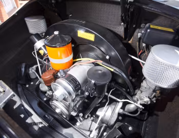 Bajo el capó Porsche 356 1500 Continental Cabriolet '1954–55