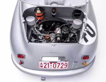 Sous la capuche Porsche 356 SL Coupe (#356/2-063) '1951