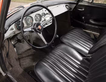 Panel frontal Porsche 356 SC Cabriolet “History of the Universe” Art Car by Janis Joplin '1964