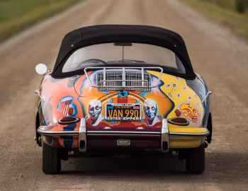 Porsche 356 SC Cabriolet “History of the Universe” Art Car by Janis Joplin '1964