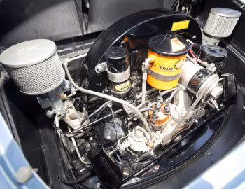 Bajo el capó 1956–57 Porsche 356A 1600 Speedster by Reutter [North America] (T1) '1955–57