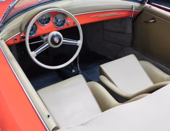 Interior 1959 Porsche 356A 1600 Speedster by Reutter [North America] (T2) '1958–59