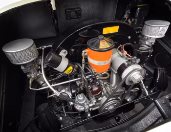 Bajo el capó Porsche 356A 1600 Speedster by Reutter [Worldwide] (T1) '1955–57