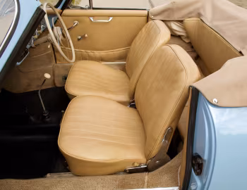 Interior Porsche 356A 1600 Super Cabriolet [Australia] (T2) '1958–59