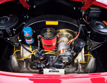 Bajo el capó 1959 Porsche 356A 1600 Super Convertible D by Drauz [North America] (T2) '1958–59