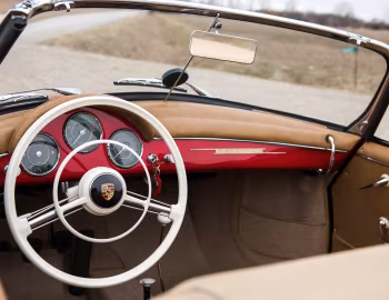Panel frontal 1959 Porsche 356A 1600 Super Convertible D by Drauz [North America] (T2) '1958–59