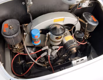 Bajo el capó Porsche 356B 1600 Super Roadster by Drauz (T5) '09.1959–62
