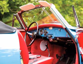 Interior Porsche 356B 1600 Cabriolet by Reutter (T5) '1960–62