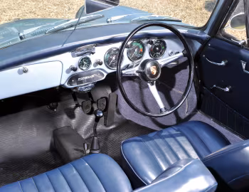 Panel frontal Porsche 356B 1600 Super 90 Cabriolet by Reutter [UK-spec] (T6) '1962–63