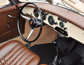 Interior Porsche 356B 1600 Super 90 Cabriolet by Reutter [Worldwide] (T6) '1962–63
