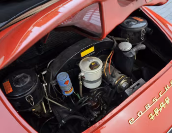 Bajo el capó Porsche 356B 1600 Super Cabriolet by Reutter [UK-spec] (T5) '1960–62