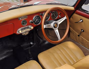 Interior Porsche 356B 1600 Super Cabriolet by Reutter [UK-spec] (T5) '1960–62