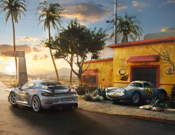 Porsche 550, Porsche 718 Cayman GT4 RS " TAG Heuer x Porsche - Legends of Panamericana"