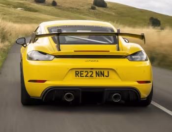 Porsche 718 Cayman GT4 RS "Weissach Package" [UK-spec] (982C) '2022–pr.