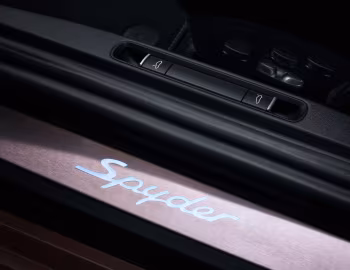Interior Porsche 718 Spyder [China] (982) '2021–pr.