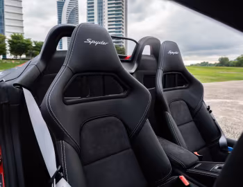 Interior Porsche 718 Spyder MT [Malaysia] (982) '2020–pr.