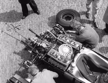 发动机舱 Porsche 804 '1962