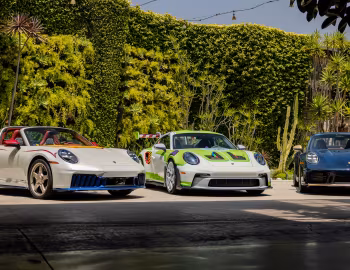 Porsche 911 Targa 4 GTS inspired by Jessie, Porsche 911 Carrera T inspired by Woody, Porsche 911 GT3 RS inspired by Buzz Lightyear