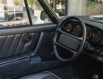 Interior 1984–89 Porsche 911 Carrera 3.2 Targa "Turbo-Look" [North America] (911) '1984–89