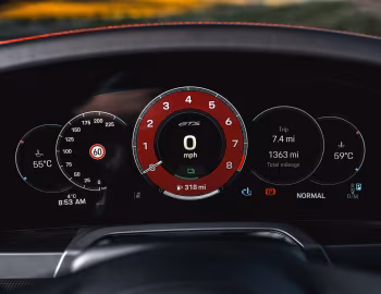 Tableau de bord Porsche 911 Carrera 4 GTS Cabriolet [UK-spec] (992) '2024–pr.