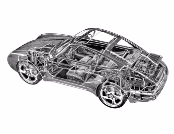 Porsche 911 Carrera 4S 3.6 Coupe [Worldwide] (993) '1995–98