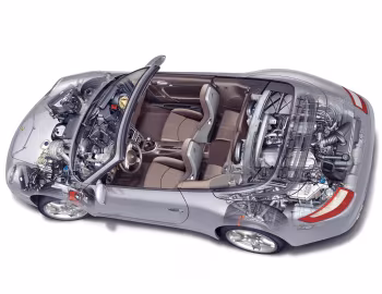 Porsche 911 Carrera 4S Cabriolet 3.8 [Worldwide] (997) '2006–08
