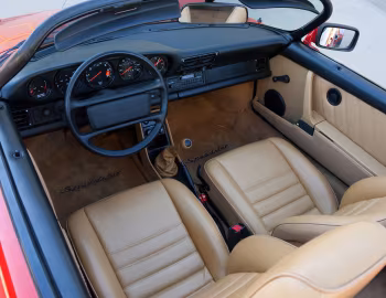 Panel frontal 1989 Porsche 911 Carrera Speedster Turbolook [North America] (911) '01–07.1989