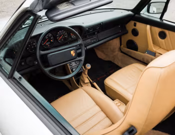 Panel frontal 1988–89 Porsche 911 Turbo 3.3 Cabriolet SE "Flachbau" [North America] (930) '09.1987–89