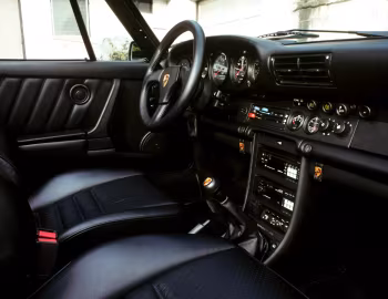 Interior 1988–89 Porsche 911 Turbo 3.3 Cabriolet SE "Flachbau" with XE1 option [North America] (930) '1987–89
