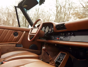 Interior 1987–89 Porsche 911 Turbo 3.3 Cabriolet [North America] (930) '1986–89