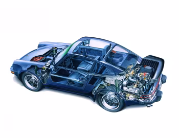 1986–89 Porsche 911 Turbo 3.3 Coupe [North America] (930) '1985–89