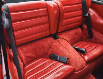 Interior 1987–89 Porsche 911 Turbo 3.3 Coupe SE "Flachbau" [North America] (930) '1986–89