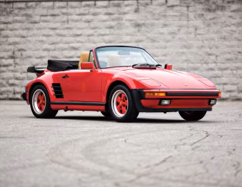 1988–89 Porsche 911 Turbo 3.3 Cabriolet SE "Flachbau" [North America] (930) '09.1987–89