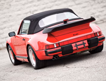 1988–89 Porsche 911 Turbo 3.3 Cabriolet SE "Flachbau" [North America] (930) '09.1987–89