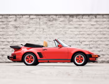 1988–89 Porsche 911 Turbo 3.3 Cabriolet SE "Flachbau" [North America] (930) '09.1987–89
