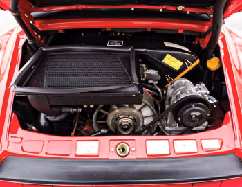 Bajo el capó 1988–89 Porsche 911 Turbo 3.3 Cabriolet SE "Flachbau" [North America] (930) '09.1987–89