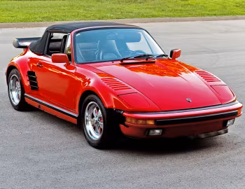 1988–89 Porsche 911 Turbo 3.3 Cabriolet SE "Flachbau" [North America] (930) '09.1987–89