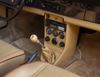 Interior Porsche 911 Turbo 3.3 Targa SE Flachbau (930) '09.1987–89
