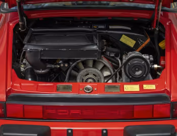 Bajo el capó Porsche 911 Turbo 3.3 Targa SE Flachbau (930) '09.1987–89