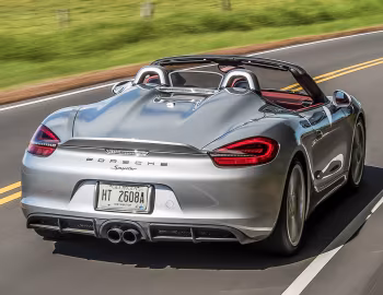 2016 Porsche Boxster Spyder [North America] (981) '2015–16