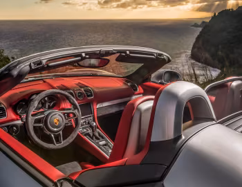 Panel frontal 2016 Porsche Boxster Spyder [North America] (981) '2015–16