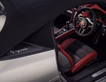 Interior Porsche Boxster Spyder [UK-spec] (981) '2015–16