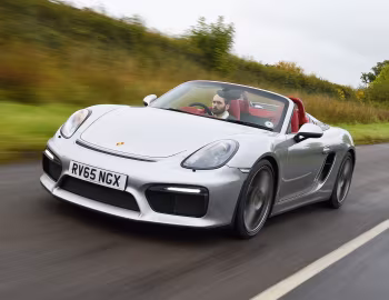 Porsche Boxster Spyder [UK-spec] (981) '2015–16