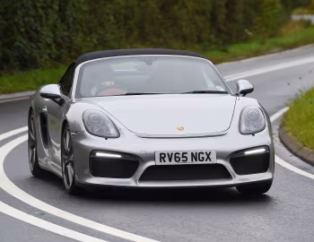 Porsche Boxster Spyder [UK-spec] (981) '2015–16