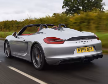 Porsche Boxster Spyder [UK-spec] (981) '2015–16